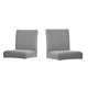 thumbnail image 1 of Funda protectora para silla de comedor, funda protectora universal para muebles de oficina, Protector exterior, funda giratoria, suministros para el hogar, gris plateado, 2 paquetes Speravity HA012490-03, 1 of 5