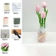 thumbnail image 2 of Ramo de tulipanes artificiales, flores falsas, bricolaje, decoración, paquete de material real Rosa, 2 of 9