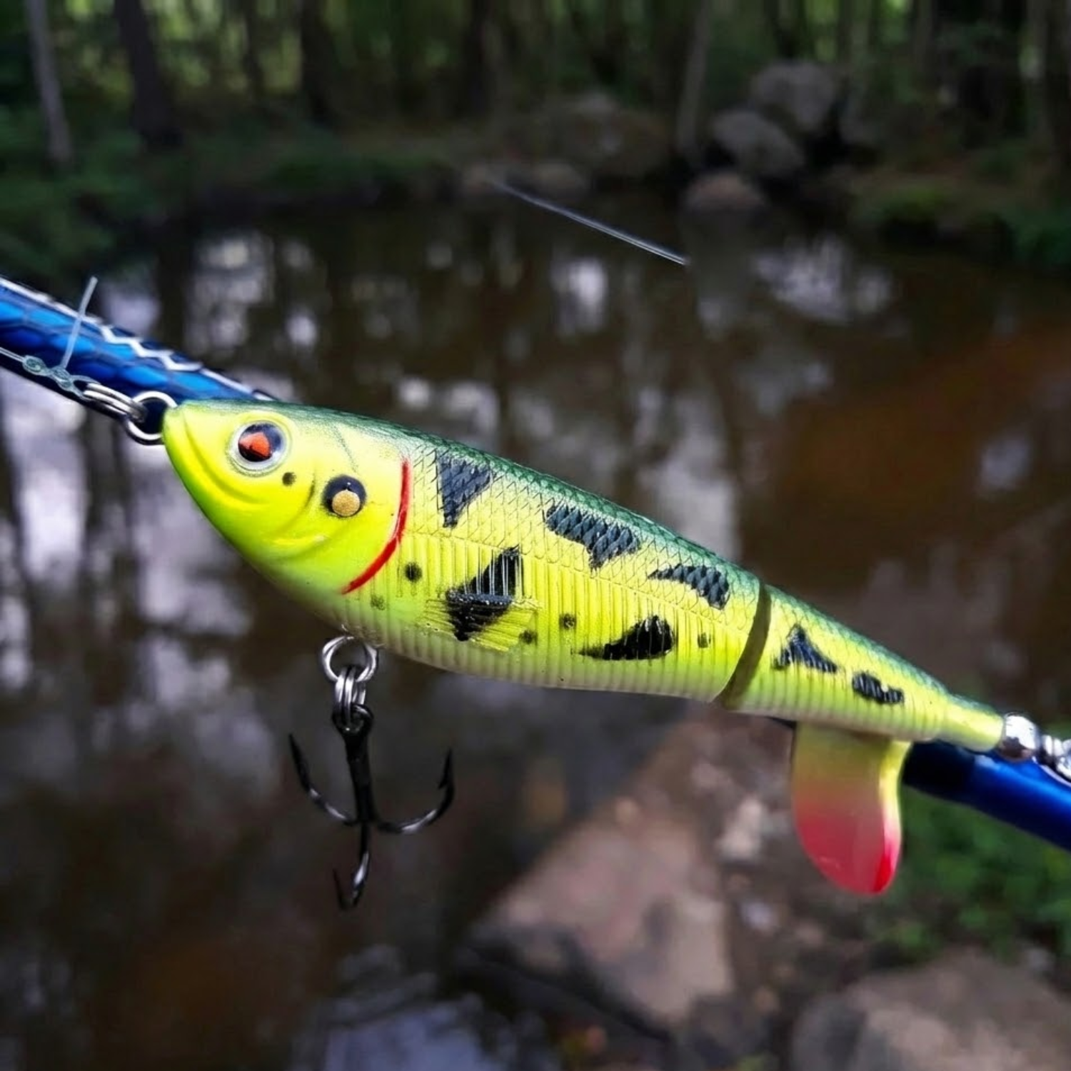 Señuelo de superficie Ozark Trail de 3.5 pulgadas para pesca, rana 4