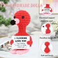 thumbnail image 3 of Regala JFBNXB I Love You Flamingo a ganchillo para su cumpleaños, 3 of 7