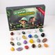 thumbnail image 2 of Fiudx Ofertas del día Juego estándar de 24 piedras de cristal Natural, colección Popular de ciencia educativa para niños, decoración de caja de regalo, 2 of 7