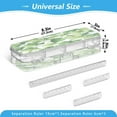 thumbnail image 3 of Plastic Pencil Box Large Capacity Pencil Boxes Clear Boxes with Snap-Tight Lid Stylish Office Supplies Storage Organizer Box Green Ginkgo Biloba, 3 of 7