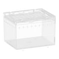 thumbnail image 1 of Caja de alimentación para reptiles, jaula para tortugas, espacio flexible para paisajismo, hábitat para lagartos, jaula, terrario para reptiles, 7 cm x 8 cm x 10 cm, 1 of 8