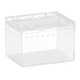 thumbnail image 1 of Caja de alimentación para reptiles, jaula para tortugas, espacio flexible para paisajismo, hábitat para lagartos, jaula, terrario para reptiles, 7 cm x 8 cm x 10 cm, 1 of 8