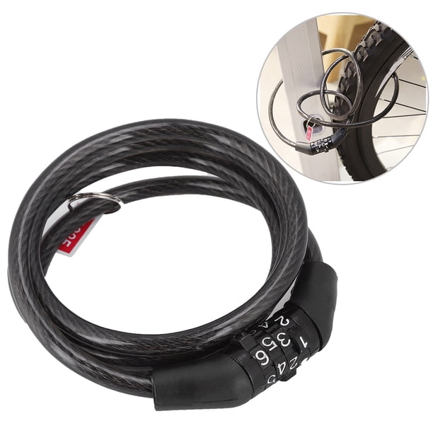 Câble de Sécurité en Acier Inoxydable à Double Boucle pour Vélo Câble de Sécurité en Acier Inoxydable à Double Boucle pour Vélo