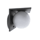thumbnail image 1 of Lámpara solar esférica para pared META 26, 1000 lm, sensor de mov, 1 of 2