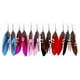 thumbnail image 5 of Qarigey Pendientes de plumas, accesorio de moda, adorno de gota para la oreja, decoración colgante de penacho, pendiente colgante bohemio para adorno de Ropa, zapatos y accesorios Miscelánea Rosado Qarigey AP010301-03, 5 of 6