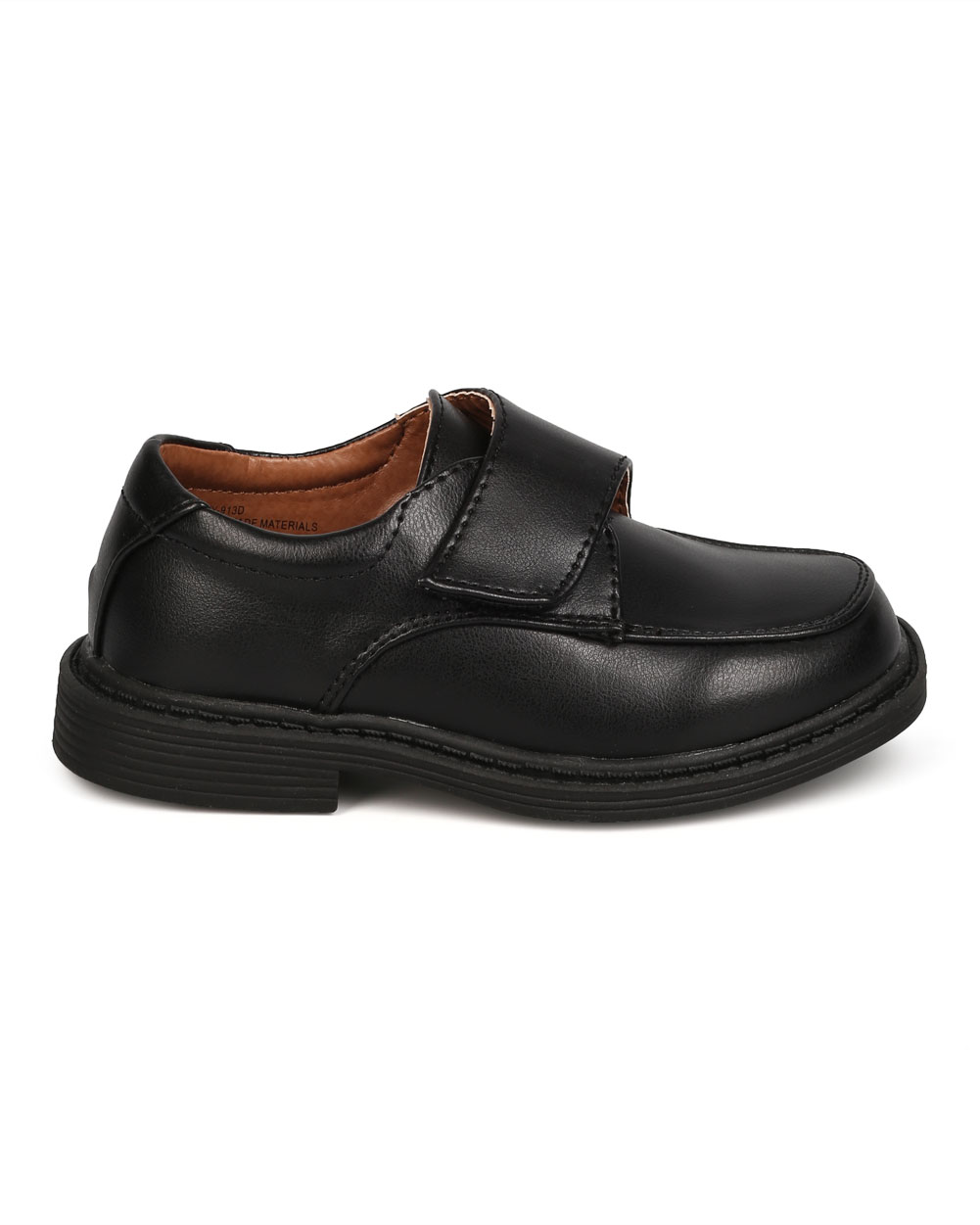 New Boy School Rider Ricky-913F Leatherette Square Toe Banded Dress Shoe - image 2 of 5