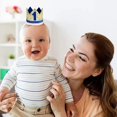 thumbnail image 4 of Sombrero de corona de fiesta de feliz cumpleaños, Número 1, diadema, sombrero, primer niño, niña, Baby Shower, suministros de decoración de fiesta de cumpleaños, 4 of 4