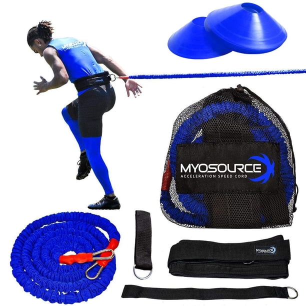 Cuerda de Velocidad Multideportes, Entrenamiento de Resistencia, Disponible en 3 Tamaños de Cinturón