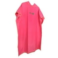thumbnail image 1 of Adult Portable Surf Beach Wetsuit Wrap Bathrobe Poncho with - Red, 1 of 8