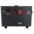 thumbnail image 2 of Riwcyla 4500PSI Electric High Pressure Air Compressor with Barometer Intelligent Portable Automatic Shutdown Air Compressor Pump Air Compressor with Transformer, 2 of 6