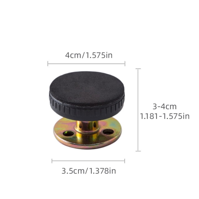 Hardware Adapter Adjustable Threaded Headboard Stoppers/Bumper Against Wall Behind Bed Frame Protector Antishake Tool Bed Shake Support Stabilizer Device For Anti Knocking Banging Squeaking