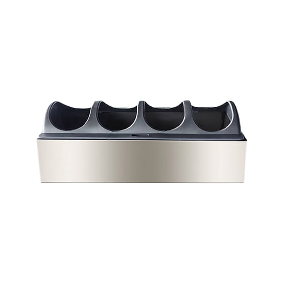 Stainless Steel Chicken Feeder With Slip Resistant Base And Cover For Poultry