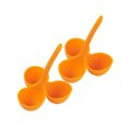 thumbnail image 2 of SHISUYAN 3 Pcs Three Grid Silicone Egg Holder Egg Poaching Boiling Cooker Pot Steam Rack for Stovetop Kitchen (Random Color), 2 of 8