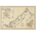 thumbnail image 1 of 24"x36" Gallery Poster, Map of North Borneo 1881, 1 of 1