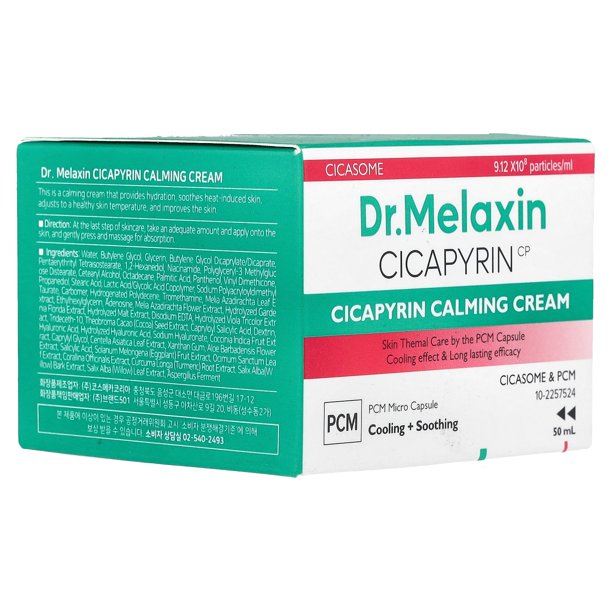 Dr.Melaxin Cicapyrin Calming Cream, 1.69 fl oz (50 ml) - Walmart