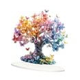 thumbnail image 4 of Adorno de mesa de de la de mariposa, letrero acrílico plano 2D, decoración, estantería, mesa decorativa, decoración de escritorio para, 4 of 9