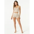 thumbnail image 2 of Sofia Intimates by Sofia Vergara Women's Contour Ribbed Shorts, 2 of 6