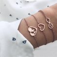 thumbnail image 1 of WUKALO-Pulseras de Ángel con borla de Color dorado bohemio para mujer, joyería Bohemia, conjunto de pulsera con cuentas de cadena de mano de perlas geométricas, 1 of 4