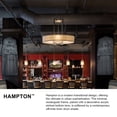 thumbnail image 4 of 3218AN Hinkley Lighting Hampton - 4 Light Linear Chandelier in Transitional Style - 42 Inches Wide by 26 Inches High-Antique Nickel Finish, 4 of 8