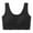 16#Black, variant on Zen Chic Bras for Older Women Posture Correcting Wireless Seamless Senior Bra Plus Size Mesh Full Coverage Bralette Black 34
