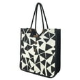 thumbnail image 2 of Black Triangle Jute Shoulder Bag, 2 of 5
