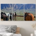 thumbnail image 3 of wall26 Canvas Print Wall Art Saddled Stallion Horses in Arizona, USA Nature Wilderness Photography Modern Rustic Scenic Relax Multicolor Colorful for Living Room, Bedroom, Office - 16"x24"x, 3 of 5