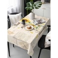 thumbnail image 6 of Sunflower Table Cloth, Waterproof Tablecloth for Rectangle Tables, Vintage Botanical Reusable Washable Fabric Table Cover for Restaurant Kitchen Dining Tables 60"x120" Farmhouse Floral, 6 of 9