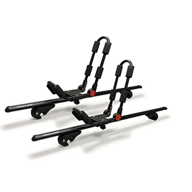 BrightLines 53" All Black Lockable Universal Cross Bars Roof Racks
