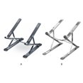 thumbnail image 3 of pitrice Foldable Laptop Holder Adjustable Height Ergonomic Notebook Tablets Typing Gaming Table Stand PC Lifter Household Office Gifts Silver, 3 of 9