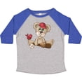 thumbnail image 3 of Inktastic Baseball Teddy Bear Boys Toddler T-Shirt, 3 of 5