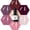 Antique Rose, variant on modelones Gel Nail Polish- 6 Colors Pink Brown Burgundy Red Gel Polish Set Peach Pastel Pink Nail Polish Kit Soak Off Manicure Set Nail Art Gift for Women DIY Home Salon