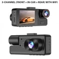 thumbnail image 1 of 3 in 1 Dual Lens HD 1080P Car DVR Dash Cam with Video Recorder & Car Black Box, 1 of 7