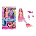thumbnail image 1 of Muñeca Barbie Fantasía Sirenas Colores Mágicos Cabello Rosa, 1 of 4