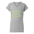 thumbnail image 4 of Green Señoritas Funny Cinco de Mayo Cinco De Mayo Women’s Standard V-Neck Tee, Heather Grey, X-Large, 4 of 5