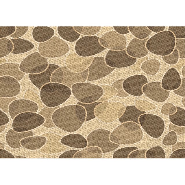 Ahgly Company Tapis Rectangulaire Lavable en Machine Intérieur Transitionnel Marron, 8 Pieds x 12 Pieds