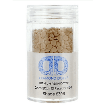 Diamond Dotz 2.8MM 12G Single Cylinder (1 Pack) Latte - Freestyle Diamond Painting Beads, Diamond Art Beads, Replacement Drills, Loose Gems for DIY Crafts and Art Projects