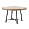 thumbnail image 2 of Benjara Nily Outdoor Game Table- 51" Round Top w Inlaid Chess Board, 2 of 7