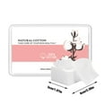 thumbnail image 3 of WUSUOWEI Makeup Cleaning Pads with Storage Box,White Color,Cotton Materials,Soft and Gentle,1100PCS, 3 of 9