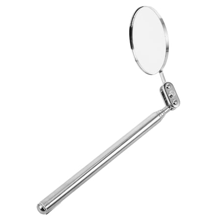 UPGRATOR 1Pcs Telescoping Inspection Mirror for Telescopic Inspection Mirror 11.8x2in