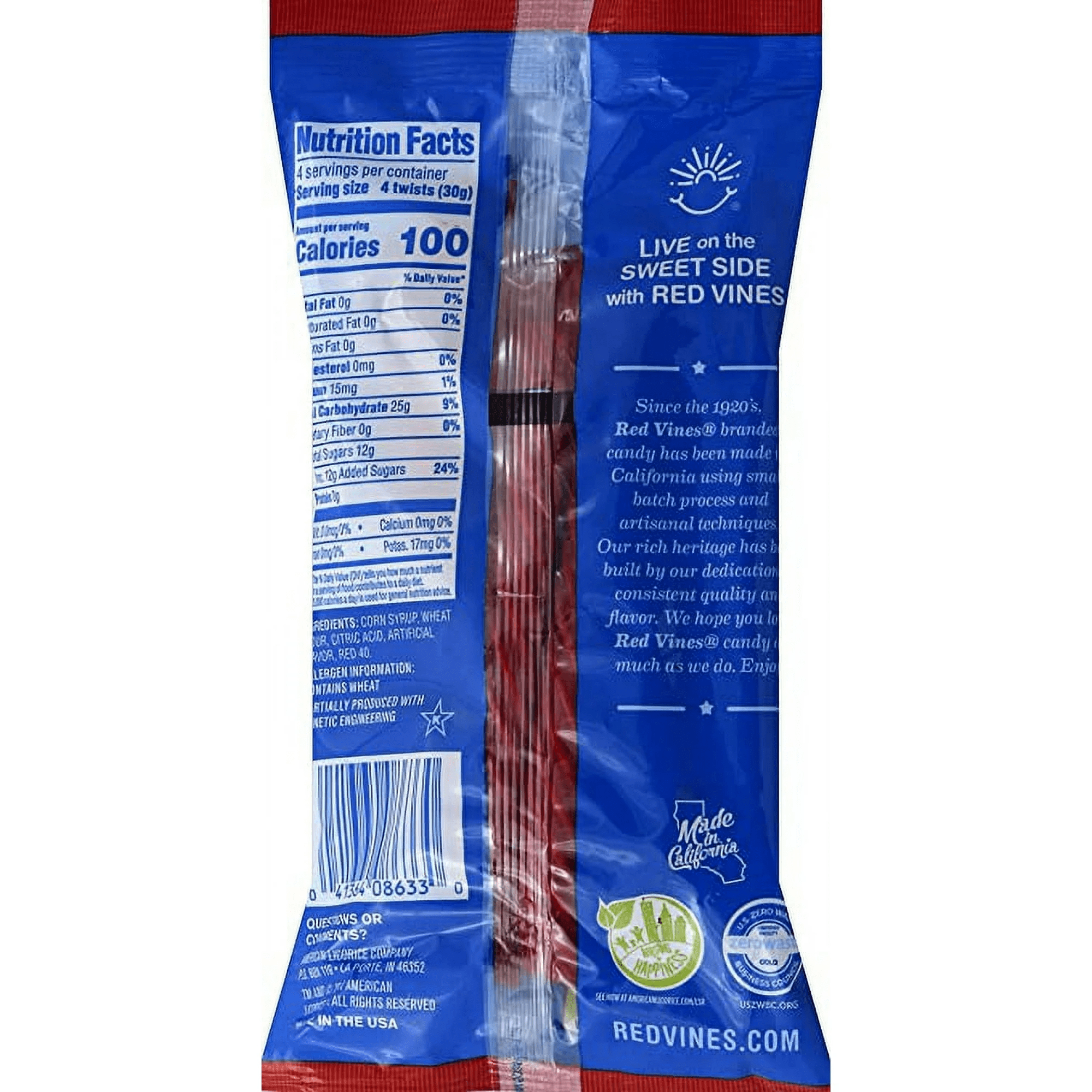 Red Vines Twists Original Red 4.5 Oz. Box Of 12