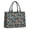 Monster Cartoon Truck Gray Pattern, variant on Monster Cartoon Truck Black Pattern Tote Bag, Travel Tote Purse with Interior Pockets & Top Handle, Large Capacity Gifts for Work Shopping Travel,15.7 X 5.1 X 13 Inches