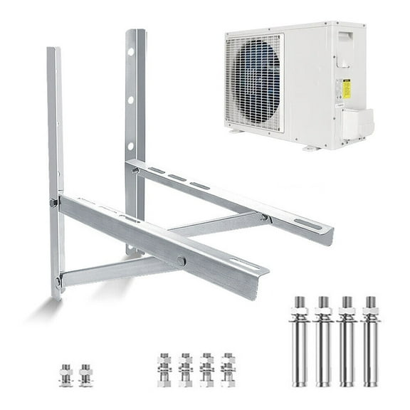 SHZICMY 2PC Wall Mounting Air conditioner Bracket Rack for Ductless Air Heat Pump or Mini Split AC Units, Heavy Duty Maximum Load 217 lbs