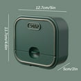 thumbnail image 2 of Agiferg Porte-Savon Mural Perforé Sans Drainage pour Toilette, Support de Savon pour Lessive, Porte-Savon Rabattable avec Couvercle, 2 of 2
