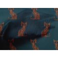 thumbnail image 4 of oneOone Tissu Popeline de Coton Chat Ikat Décor Tissu Imprimé BTY 56 Pouces de Large, 4 of 4