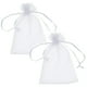 thumbnail image 1 of Bolsas de Adornos para Eventos PouchyWhite 2Pzas Blanco 5x7cm Tela Bolsa Organza., 1 of 2