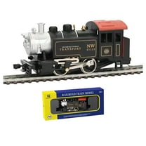 Zylopa 0-4-0 Power Steam Locomotive (fitted with a trunnion coupler), featuring exquisite wooden sleepers and highly conductive nickel silver track, compatible with the HODC series.