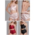 thumbnail image 4 of Conjunto de pijamas para mujer, sin mangas, con tiras y espalda abierta, Top corto, pantalones Abanopi Camisón, 4 of 7