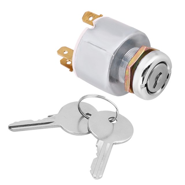 12V Universal Car Auto 3 posiciones ON OFF Controles del interruptor de encendido con 2 llaves SPB501